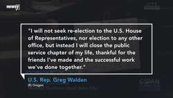 Republican Rep. Greg Walden Will Not Seek Reelection News Clip