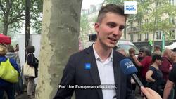 France's May Day protests turn into political battlefield ahead of EU elections News Clip