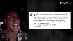 Dwayne Johnson Opens Up On Late Grandfather's Connection To 'Moana' & His Character 'Maui' News Clip