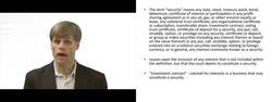 What is a Security? Instructional Video