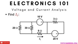 Electronics 101: Circuit Analysis using KVL and KCL Instructional Video