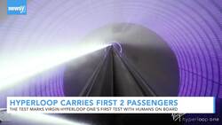 Virgin Hyperloop Conducts First Test With Passengers News Clip