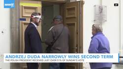 Polish President Duda Narrowly Wins Second Term In Office News Clip