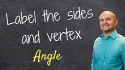 How to label the sides and vertex of an angle Instructional Video