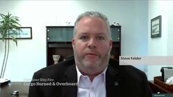 Hazardous materials catch fire on cargo ship near Vancouver Island News Clip