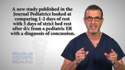Rest After Concussion News Clip
