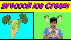 I Like Broccoli Ice Cream Song VERSION 2 - Funny Food song for kids by Bella and Beans TV Instructional Video