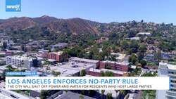 Los Angeles To Shut Off Utilities For Residents Who Host Large Parties News Clip