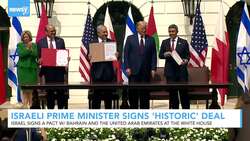 Israel Signs 'Historic' Deal With Bahrain and United Arab Emirates News Clip