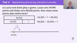 Explore mental and written strategies to solve problems Instructional Video