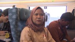 Indonesia launches China-backed Southeast Asia’s first bullet train News Clip