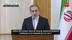 Iran FM Lashes Trump While Lavrov Watches; Refuses Nuclear Talks With US: 'Won't Yield To Your...' News Clip