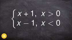 Evaluate a piecewise function quick and easy Instructional Video
