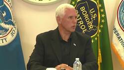 Pence visits migrant facility on US border Instructional Video