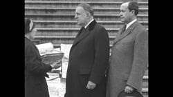 US Senators David Walsh and Robert Bulkley in Washington, DC, receive petition signed by people opposed to Prohibition News Clip