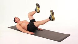 How to Do a Bicycle Kick Ab Workout Instructional Video