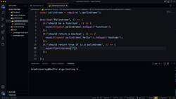 Modern JavaScript from the Beginning - Second Edition - Palindrome Algorithm Instructional Video