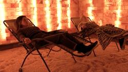 Experience a unique rest and relaxation session at the Newtown Salt Spa in Newtown News Clip
