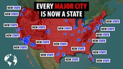 34 NEW STATES: Why Every Major U.S. City Should Be Its Own State, But Never Will Be Instructional Video