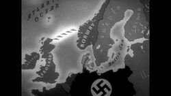 Map Showing Blockade Fleet in Scapa Flow Stock Footage