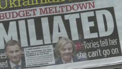 CLEAN : 'In office but not in power': Truss's troubles dominate UK headlines News Clip