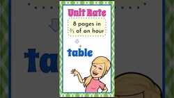 Find Unit Rate Using a Table | 7.RP.A.1 Instructional Video