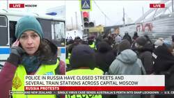Russia arrests hundreds as crackdown on Navalny allies continues News Clip