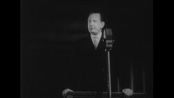 Australia, c.1951: Professor Bernard Heinze takes to students about the different instruments in the string family of the orchestra Stock Footage