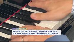 World-renowned pianist and wife honored in Norwalk for new arts group News Clip