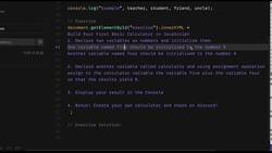 JavaScript Mastery from Zero to Hero - Prepare for Coding Interviews - Exercise - Build a Basic Calculator in JavaScript Instructional Video