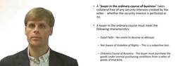 Protection of a Buyer in the Ordinary Course of Business Instructional Video