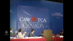 Founding president of Canadian Auto Workers dies News Clip