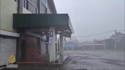 Typhoon Unagi: Rural Philippines battered by storm News Clip