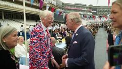 Charles and Camilla attend the Big Jubilee Lunch News Clip