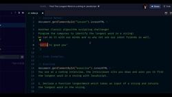 JavaScript Mastery from Zero to Hero - Prepare for Coding Interviews - How to Find the Longest Word in a String Instructional Video