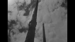 Lumberjacks compete in contest climbing up and down a 100-foot-high log News Clip