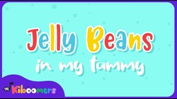 Jelly Beans in My Tummy | The Kiboomers | Kids Songs | Easter Bunny Song | Baby Songs | Rabbit Instructional Video