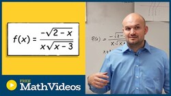 How to find the domain radical in numerator and denominator Instructional Video