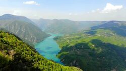 Serbia From the Sky: A Drone Journey Across Time and Terrain Stock Footage