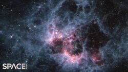 4K Footage: James Webb Space Telescope's View Of Breathtaking Star-Forming Region NGC 604 Instructional Video