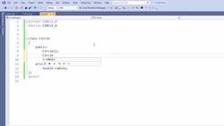 C++ Developer - Project - A Circle Class Instructional Video
