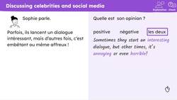 Les célébrités et les réseaux sociaux : extending vocabulary (AQA) Instructional Video