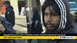 Police shoot and kill man who stabbed 1, injured another in downtown Vancouver News Clip