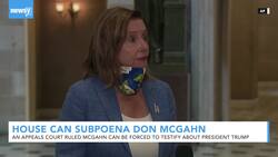 House Can Subpoena Don McGahn, Appeals Court Rules News Clip