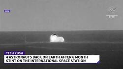 SpaceX Brings 4 Astronauts Back To Earth, Then Launches 53 Satellites News Clip