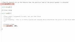 An easy way to make noise with Arduino using tone() Instructional Video