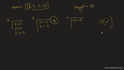 Data Structures and Algorithms The Complete Masterclass - Two Sum Instructional Video
