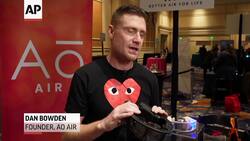 Wearable air purifier clears the air at CES News Clip