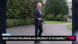 Biden to Push For More Ukraine Aid, Diplomacy at UN Assembly News Clip