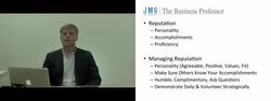 Personal Reputation and Job Promotion Instructional Video